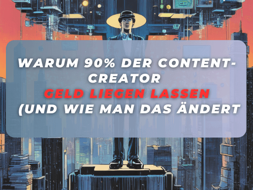 Warum 90% der Content-Creator Geld liegen lassen (und wie man das ändert)